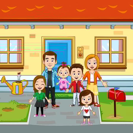 My Town Home: Family Playhouse