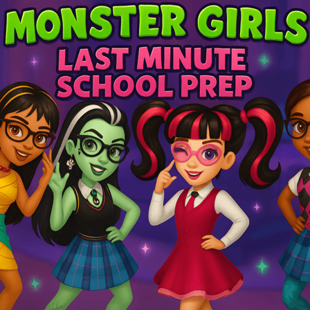 Monster Girls Last Minute School Prep
